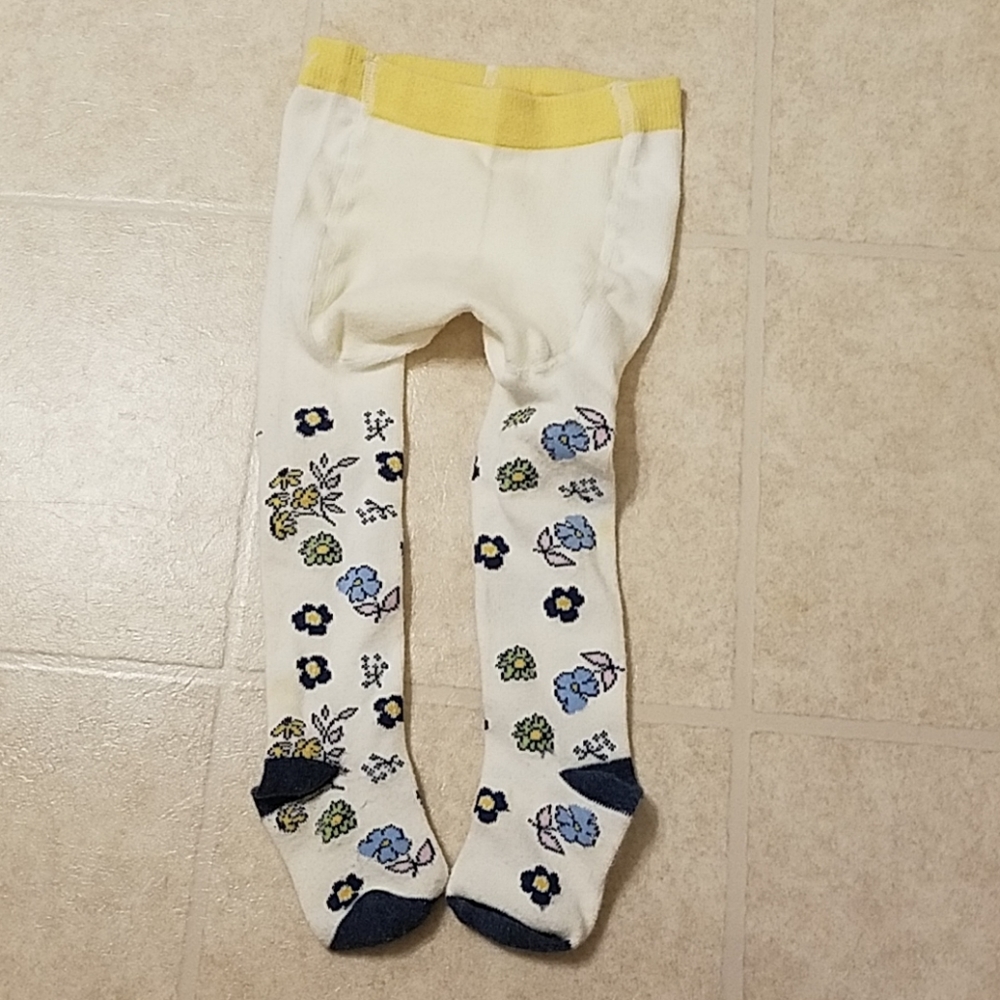 COPY - Laura Ashley White flower tights